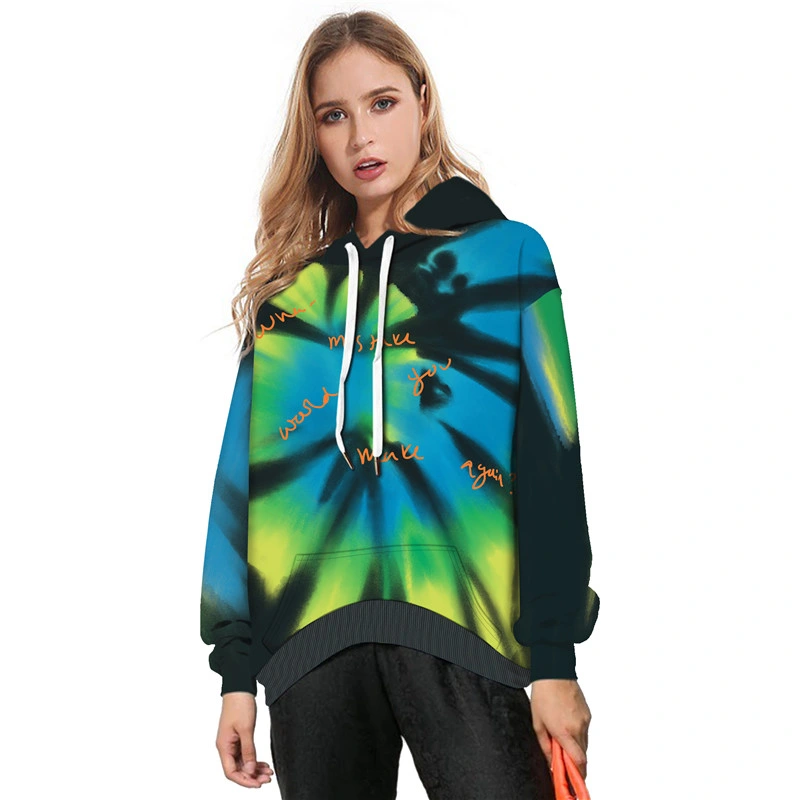 Wholesale Fashion 100% Cotton Oversized Hoodie Plain Custom Sublimation Women Hoodie Blank Printing Logo