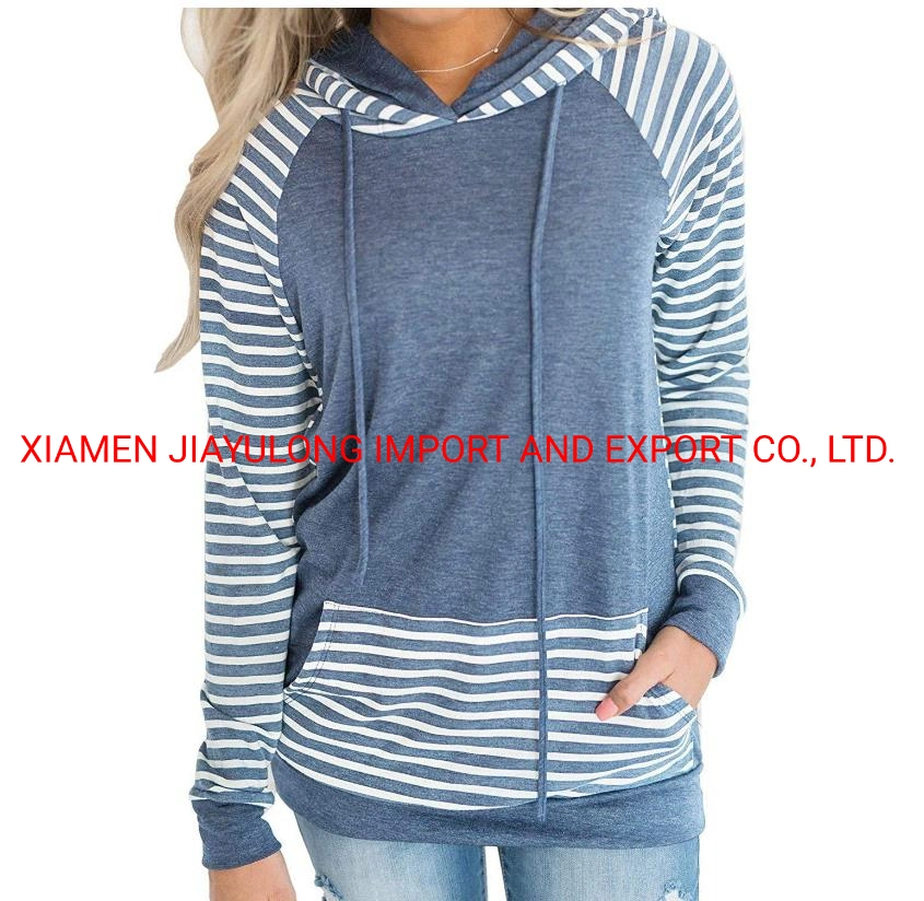 Ladies Casual Colorful Long Sleeve Hoodie for Everyday Wear