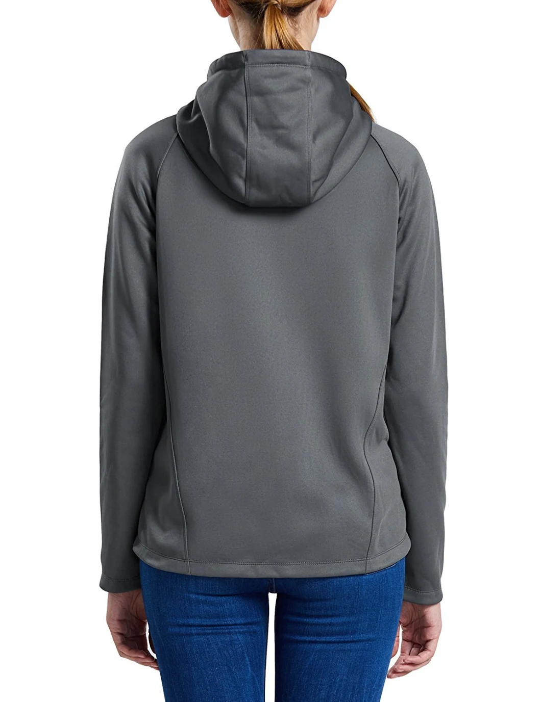 Wholesale Custom Woemn's Zipper Sports Hoodie with Hood