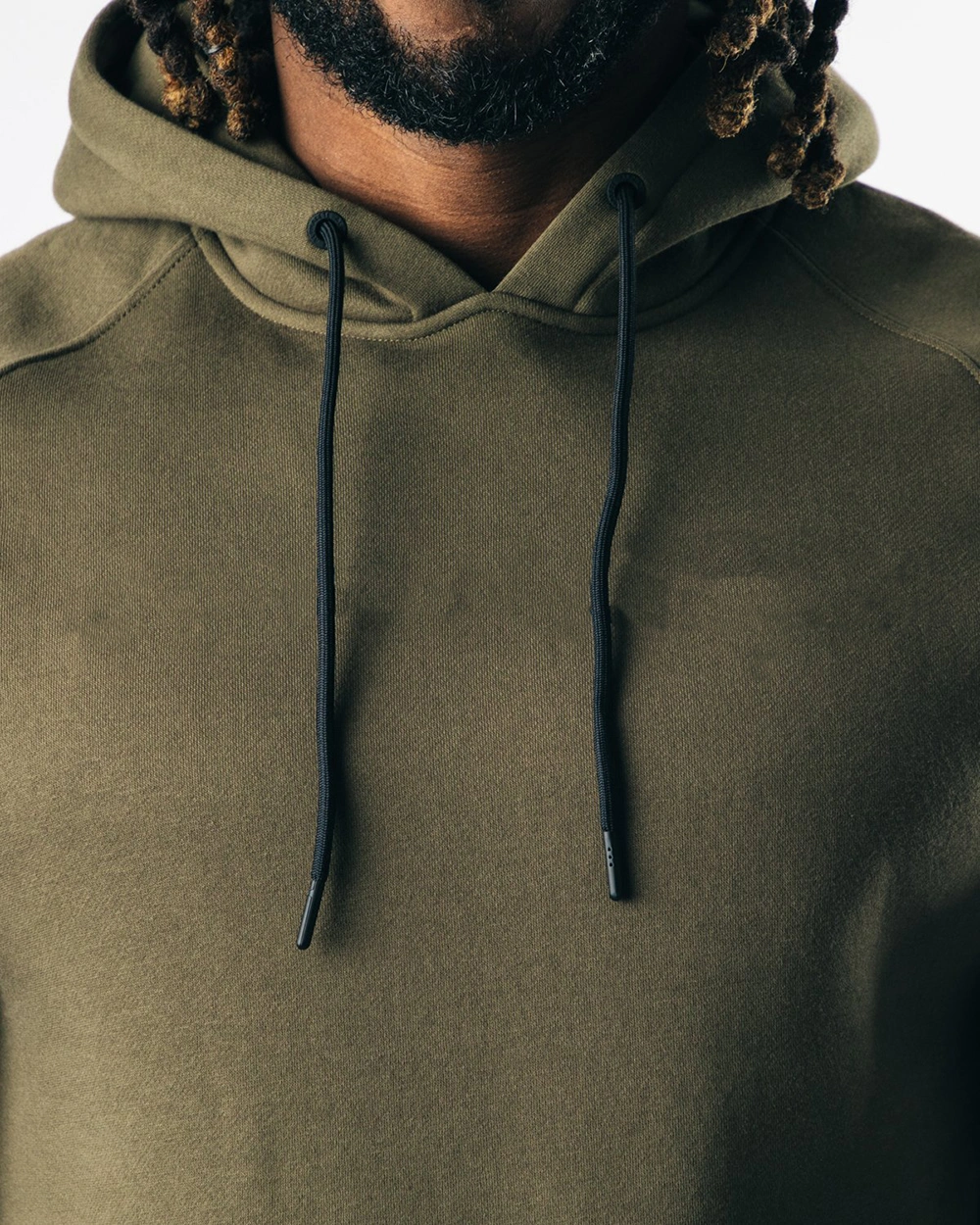 Custom Double-Brushed Fleece Mens Hoodies