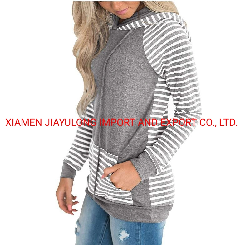 Ladies Casual Colorful Long Sleeve Hoodie for Everyday Wear