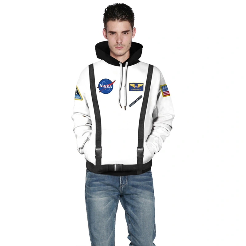 100%Polyester 3D Personalized Sublimation Custom Logo Printed Embroidered Men Hoody