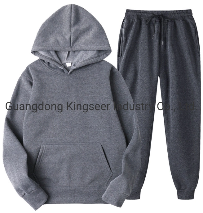 Wholesale Plain Embroidery Print Hoodies Women Sweat Suits Custom Jogging Suit Unisex Oversized Tracksuits