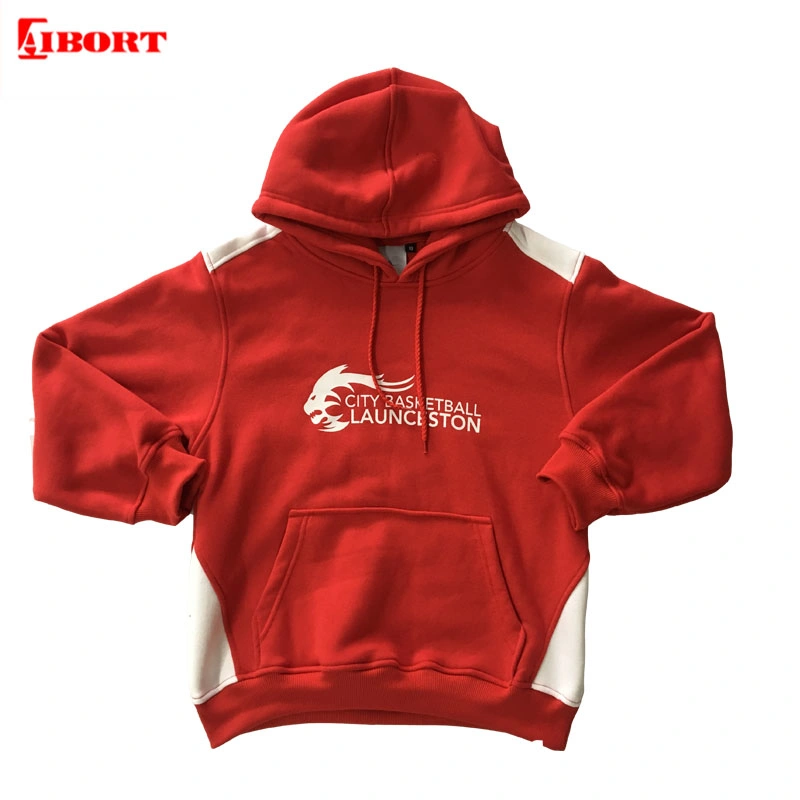 Aibort OEM Custom Embroidery Logo Oversize Fleecy Hoodie (Hoodie-167)