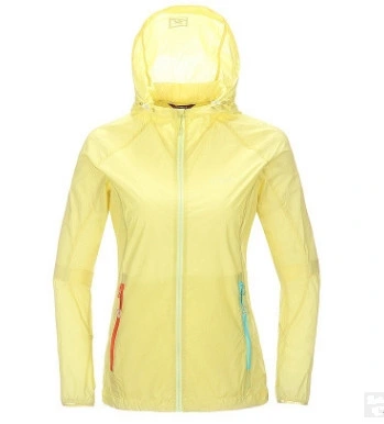 Sport Wholesale Jogging Jacket with Hoody for Womens