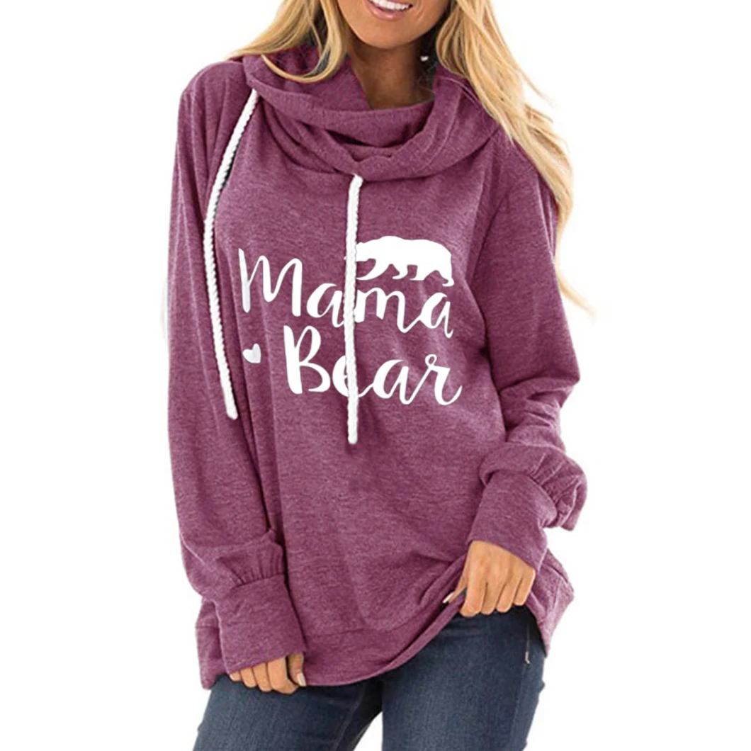 2020 Autumn Women Long Hoodies Printed Oversized Loose Jogger Hoodie Sweatshirts Ladies