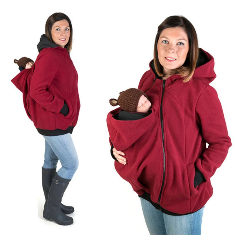 Custom Baby Carrier Women Hoodies Jackets