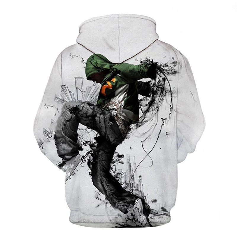 2021 New Graffiti Men's Hoodies 3D Print Men's Hoodies