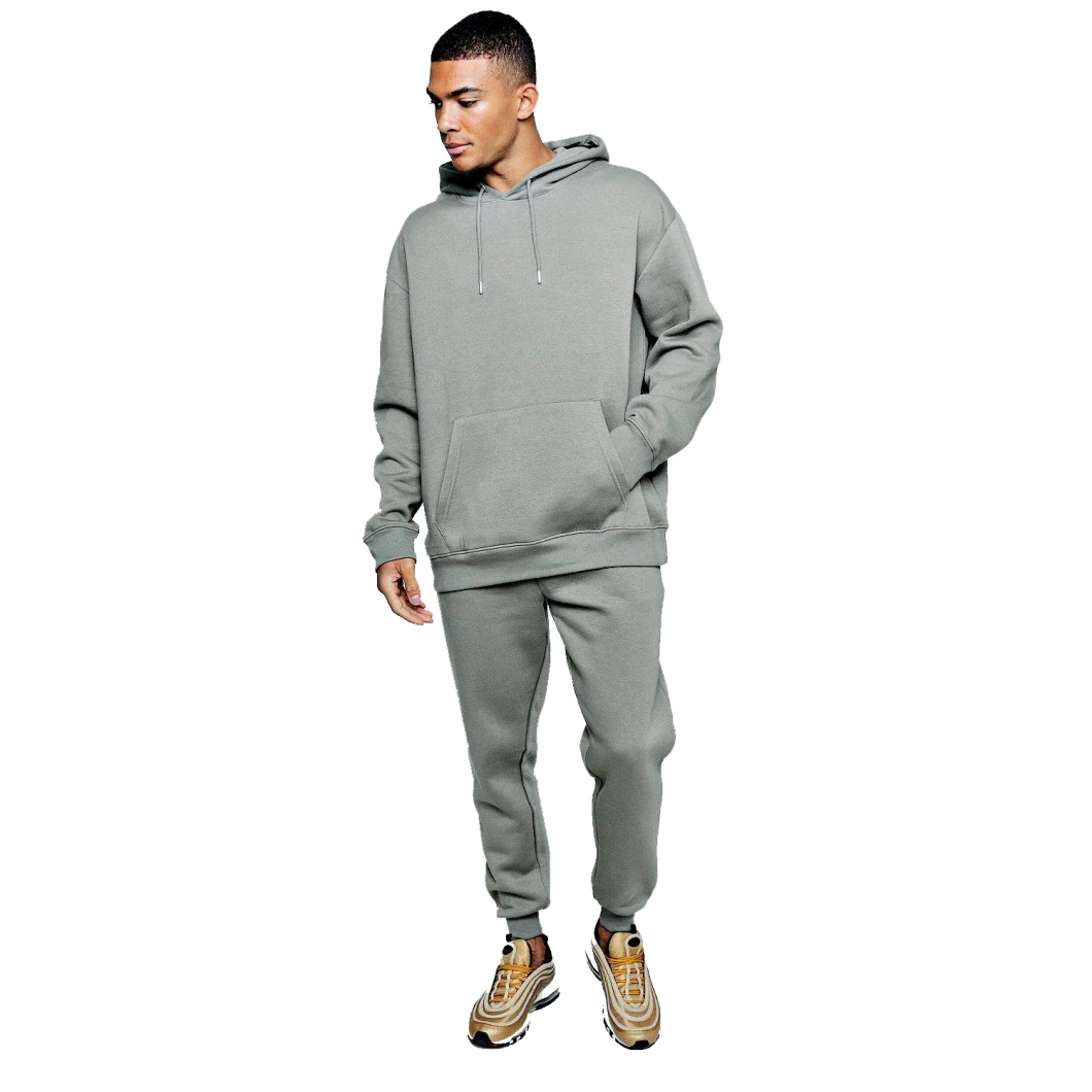 Fashion Style Unisex Oversize Hoodies Joggers Tracksuit with Custom Logo