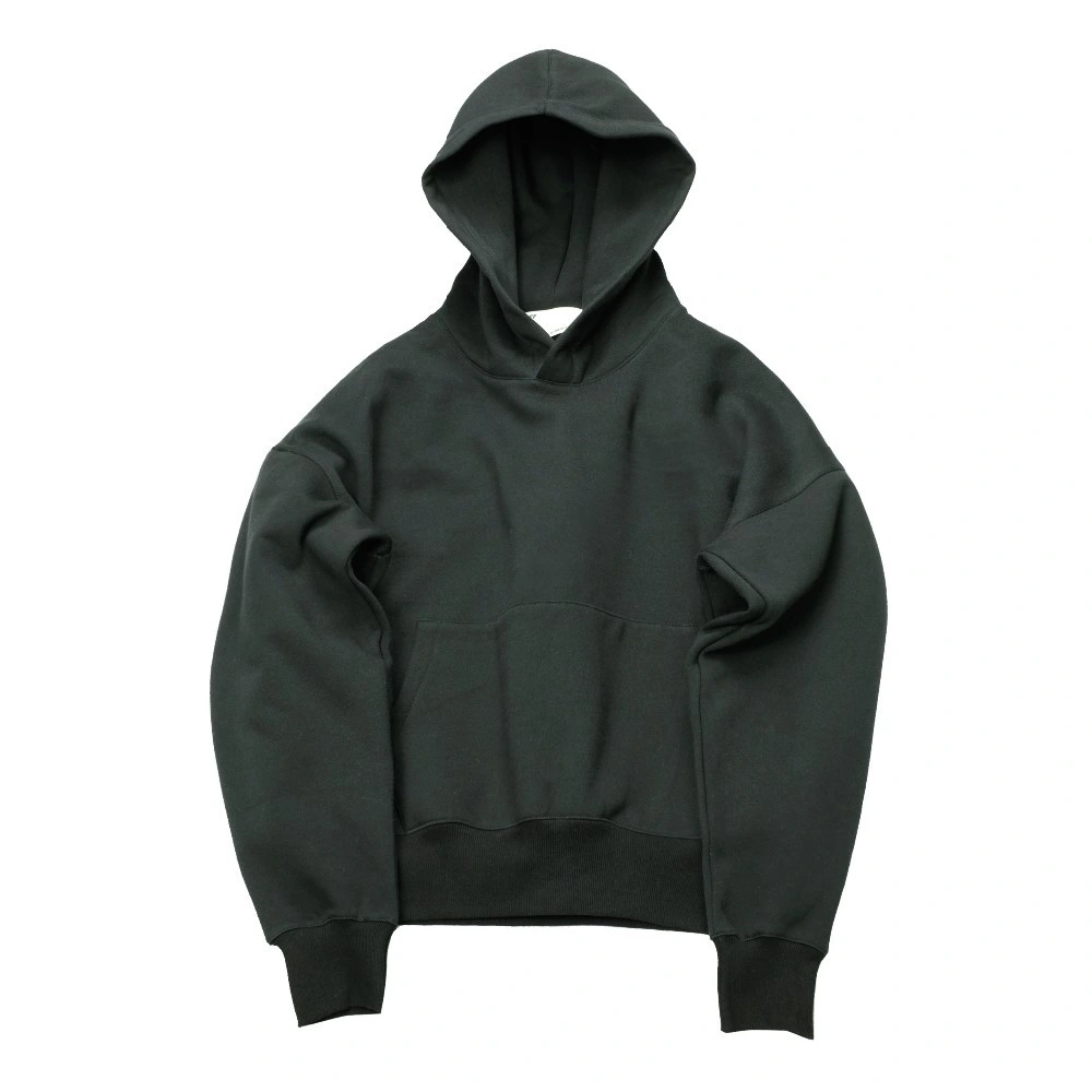 Bulk Wholesale High Quality Custom Printing Plain Black Cotton Polyester Fleece Mens Pullover Oversized Hoodies