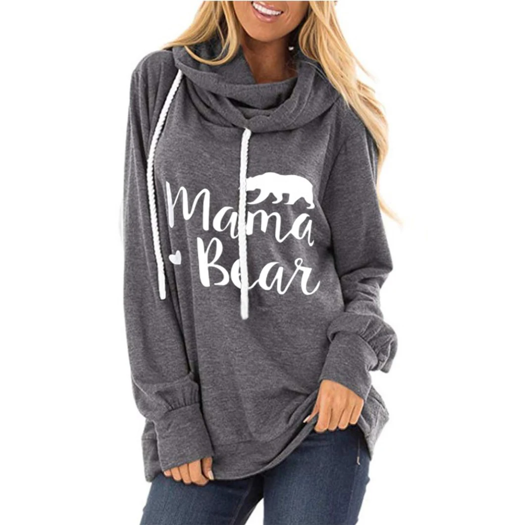 2020 Autumn Women Long Hoodies Printed Oversized Loose Jogger Hoodie Sweatshirts Ladies