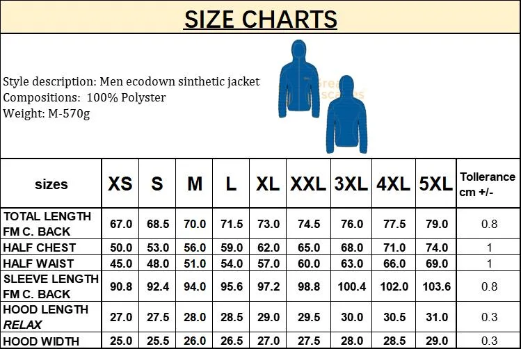 Loose Fit Allover Jacket Men's Winter Warm Hoodie Down Jacket