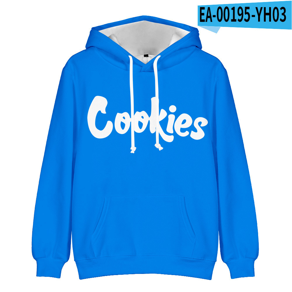 2020 New Designs Hot Sale 3D Printed Cookies Hoodie Wholesale Printed Cookies in Stock Sweatshirt