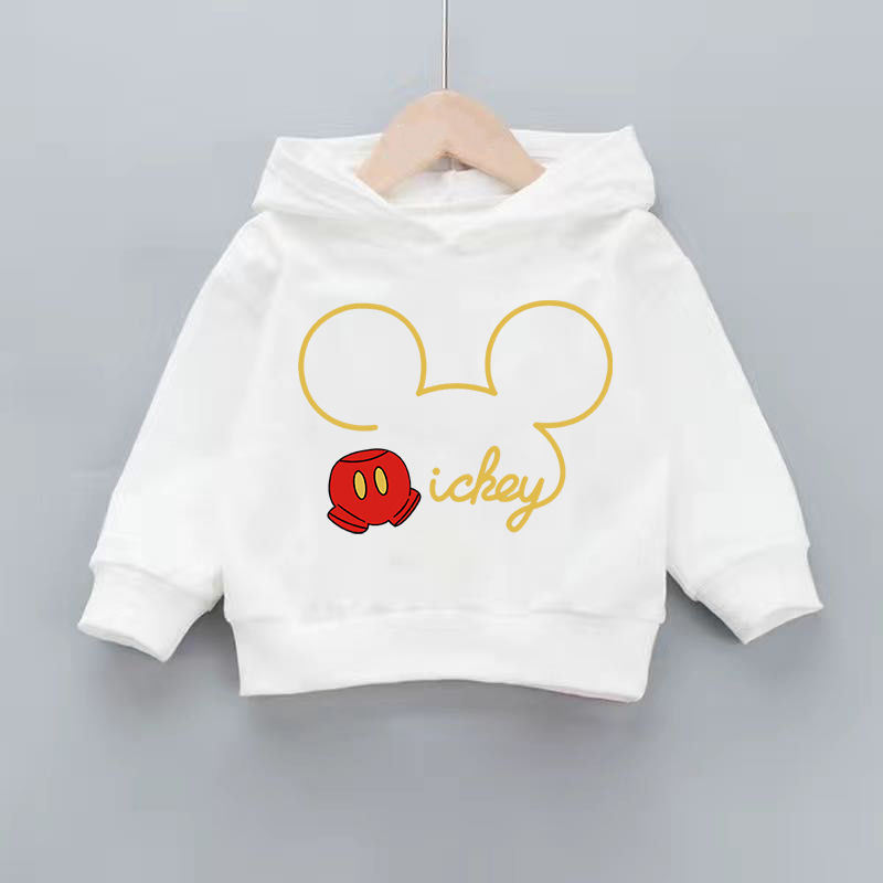 Toddler Baby Kid Boy Girl Fashion Cartoon Mickey Kids Hoodie Cute Baby Girl Casual Sweatshirt Girl Kids Sweatshirt