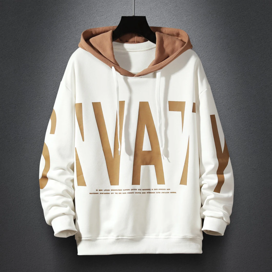 Spring New Style Simple Fashion Hoodie Large Letter Print Men's Hoodie