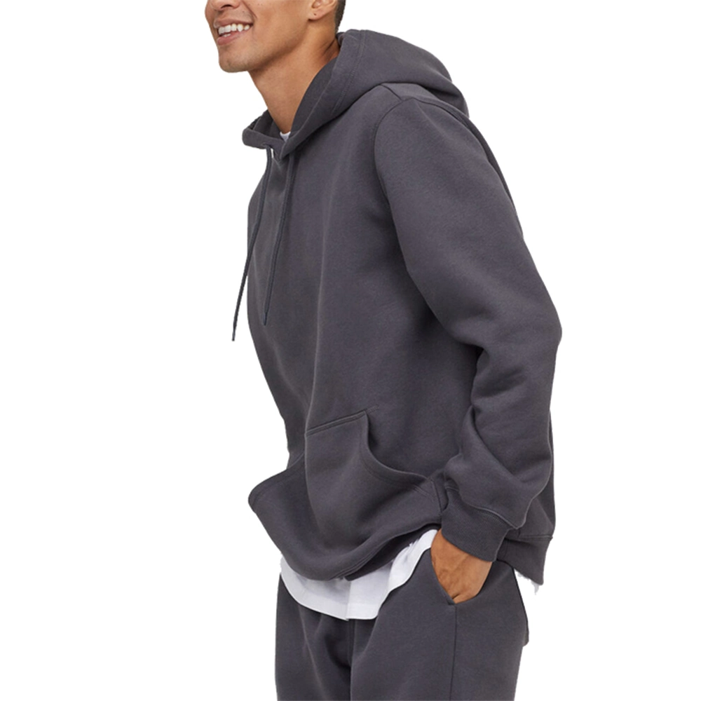 Custom Solid Color Oversized Hoodies Heavyweight Men's Plain Hoodies