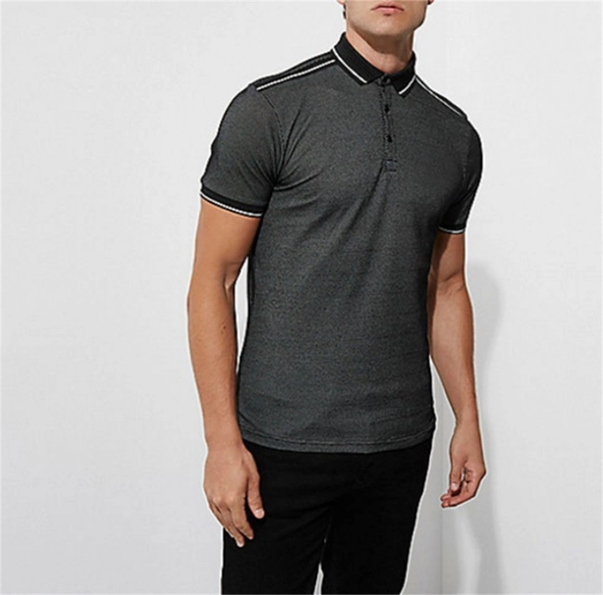 Men Polo-Shirts Fancy 95% Cotton 5% Spandex Polo T-Shirts