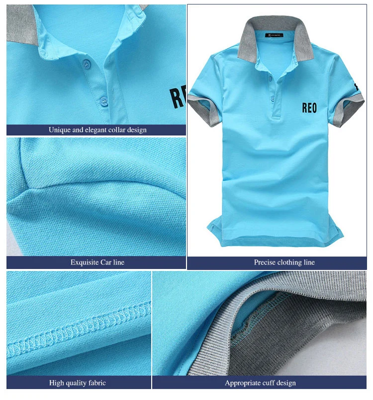 Men Polo T-Shirts, Custom Polo T Shirt/T Shirt Polo, OEM Embroidery Polo Shirts