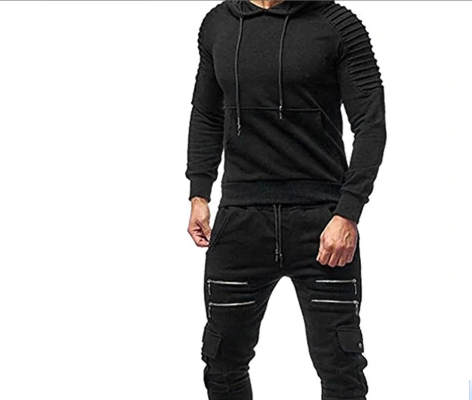 Long Sleeve Hoodie Pants Track Suits Sportswear Casual Fashion Brand Luxury Men Zipper Jogger Suit