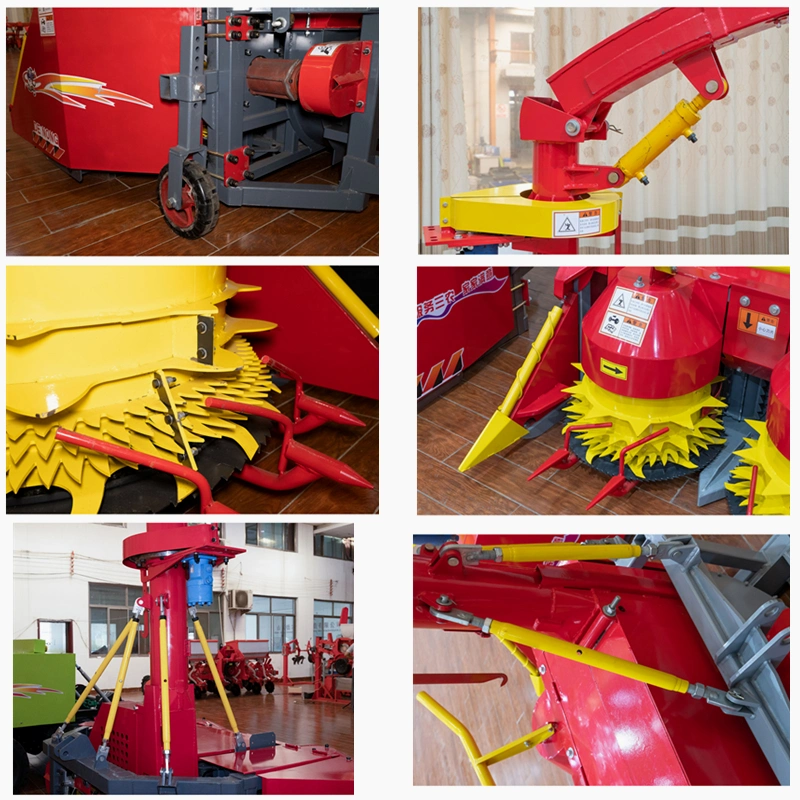 China Supplier Green Yellow Corn Silage Harvester Feed Forage Harvester for Sale