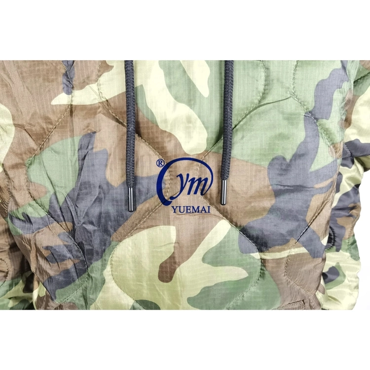 Wholesale Tactical Woodland Camo Army Brushstroke Pullover Woobie Hoodie Jacket