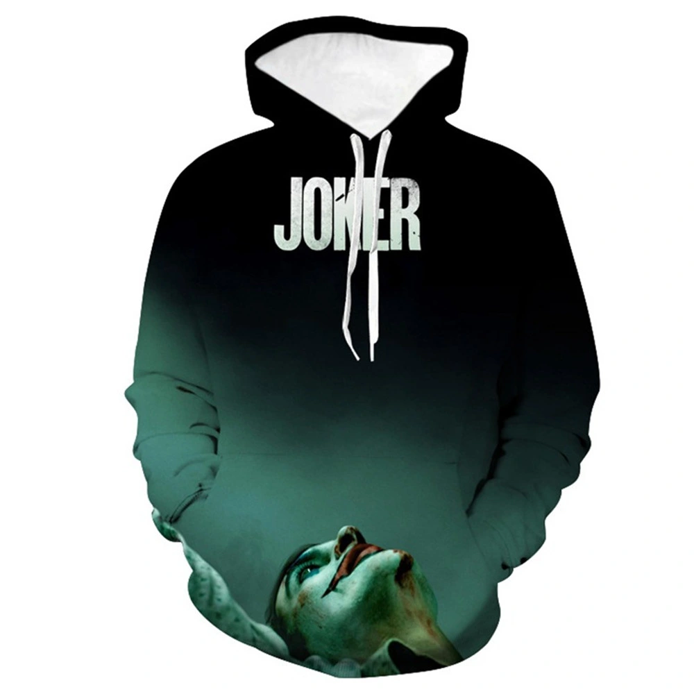 Custom 3D Joker Man's Printed Hoodie Baseball Hoodie