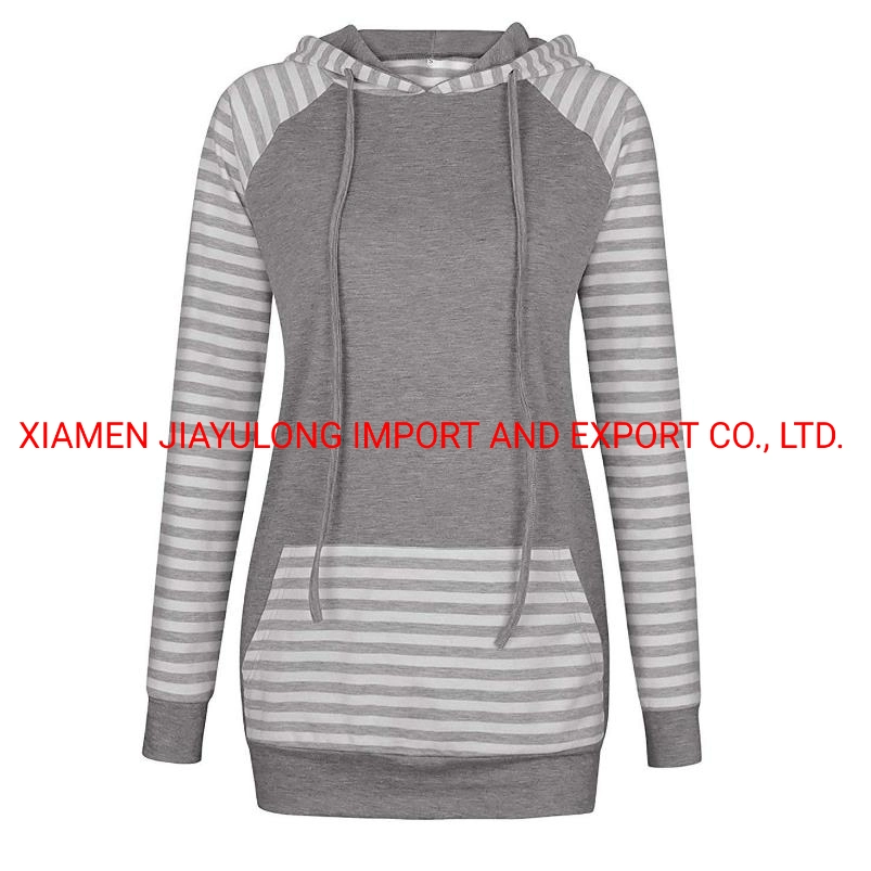 Ladies Casual Colorful Long Sleeve Hoodie for Everyday Wear