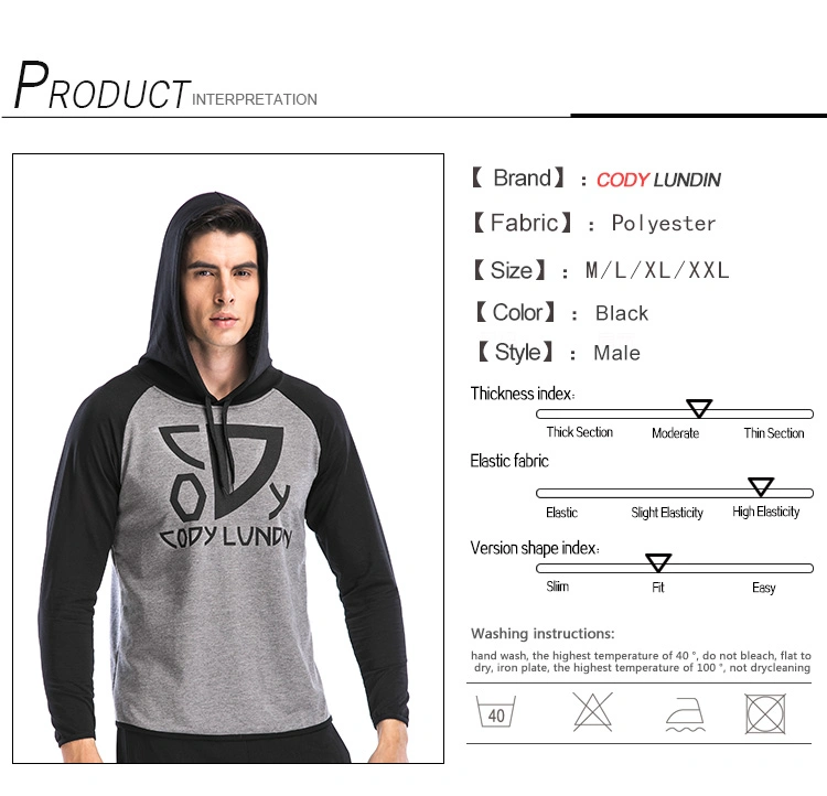 Cody Lundin Custom Outdoor Sportswear Men Oversize Casual Running Jacket Blank Zip up Hoodies for Men