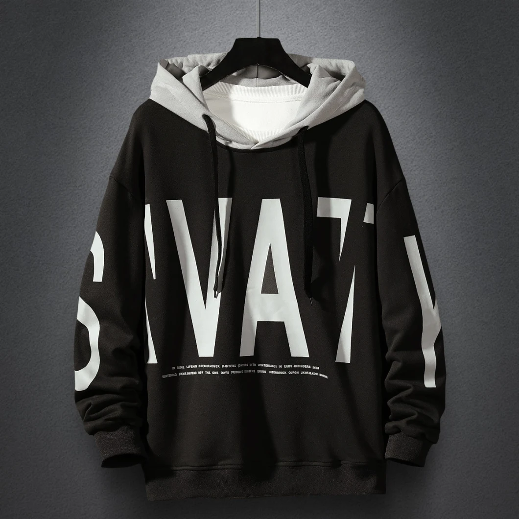 Spring New Style Simple Fashion Hoodie Large Letter Print Men's Hoodie