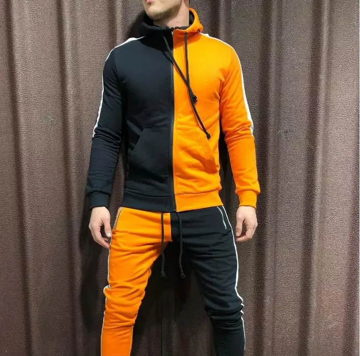 Men's Hoody Sweat Suits Wholesale Jogging Suits Sport Tracksuit