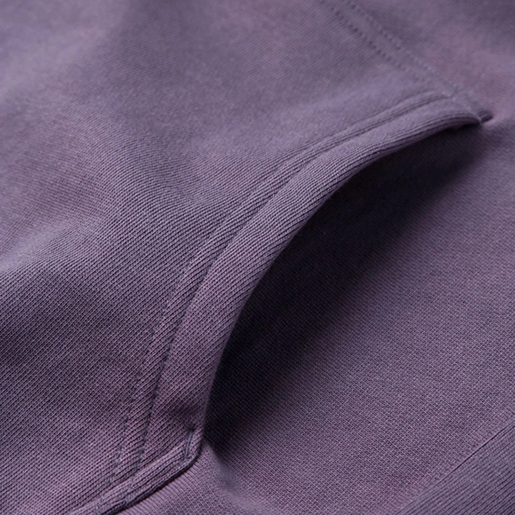 100% Cotton Men Casual Plain Dyed Custom Blank Oversized Hoodie