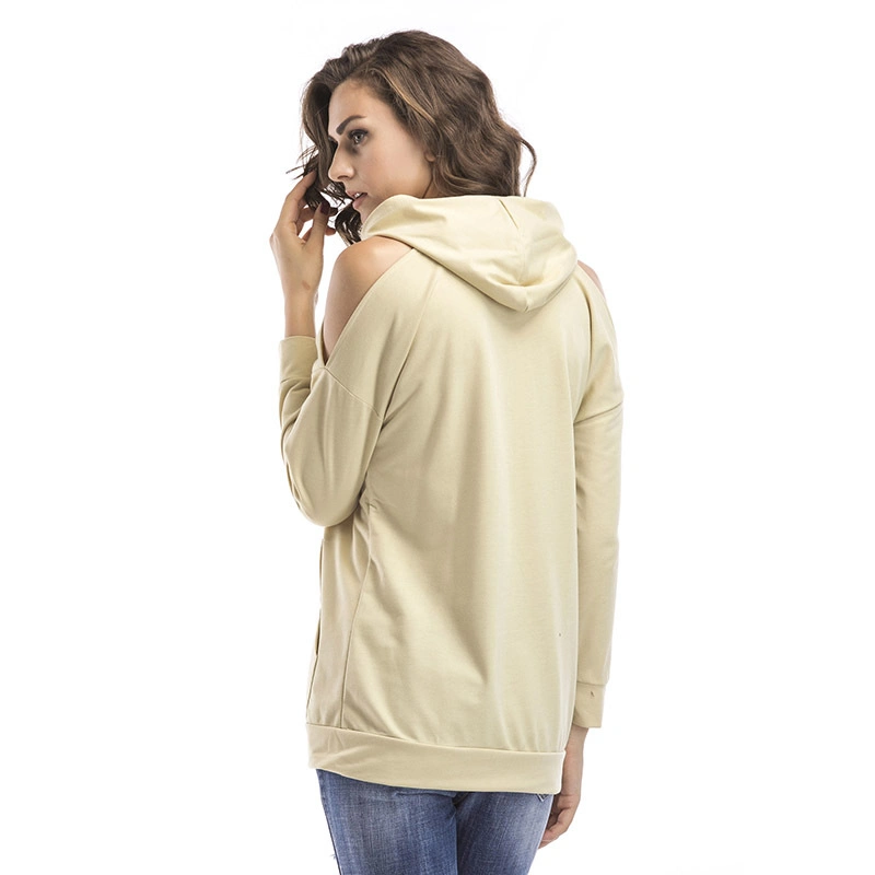 Women Clothing French Plain Fashion Hoodie