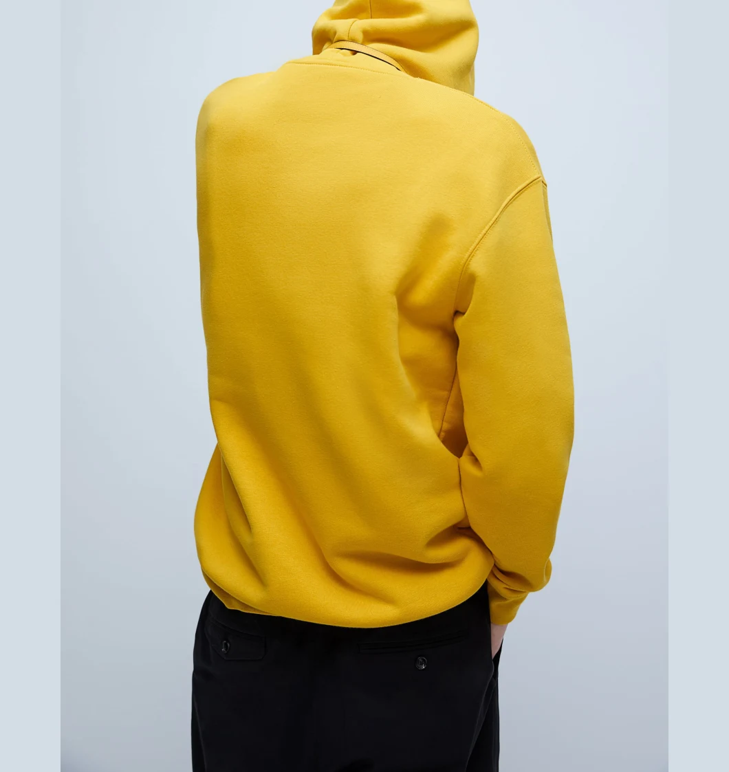 Hot Sale Wholesale Custom New Yellow Men's Hoodies Loose Casual Men's Hoodie