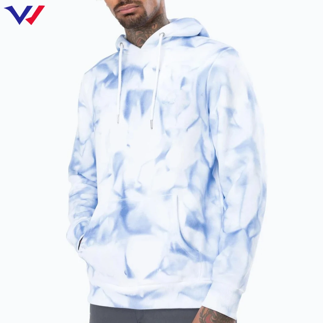 2021 Cheap Custom Sample Tie Dye Sweatshirt Custom Tie Dye Hoodie Fleece Cotton Pullover Hoodie