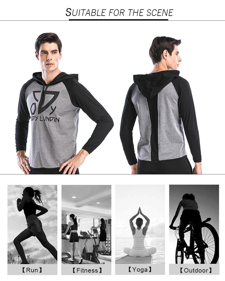 Cody Lundin Custom Outdoor Sportswear Men Oversize Casual Running Jacket Blank Zip up Hoodies for Men