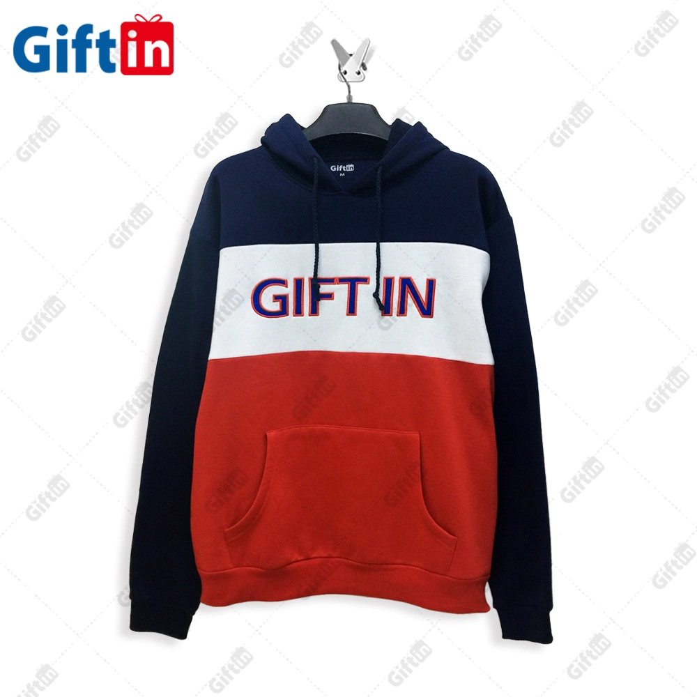 Giftin Custom Embroidery Logo Fleece Fashion Hoodie