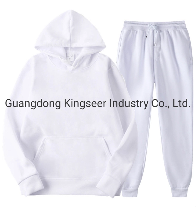 Wholesale Plain Embroidery Print Hoodies Women Sweat Suits Custom Jogging Suit Unisex Oversized Tracksuits