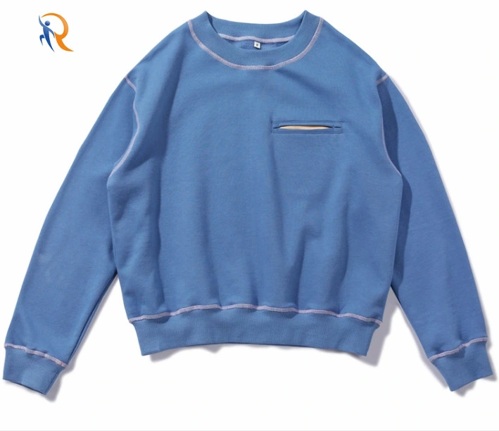 Custom Apparel Sweatshirts Women Sweatshirts Wholesale Organic Cotton French Terry Hoodies