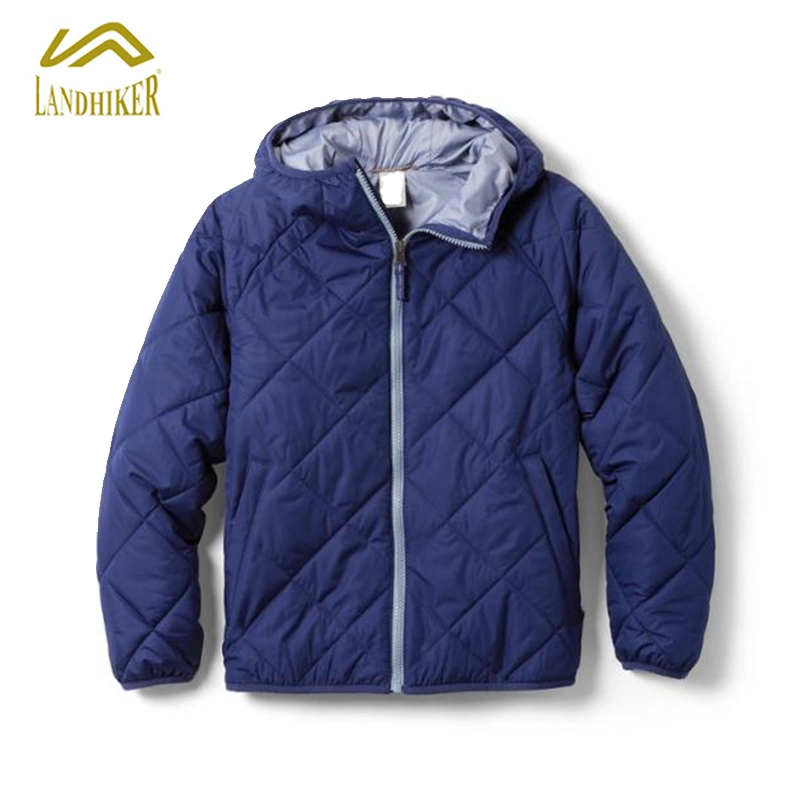 Kids Light Diamond Quilted Hoody Winter Wear Children Hooded Quilting Winter Jacket