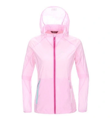 Sport Wholesale Jogging Jacket with Hoody for Womens