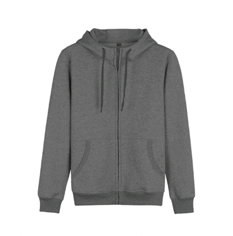 Plain Hoodies Unisex Organicrecycled Full-Zip Hoodies Sweatshirts Hoodie