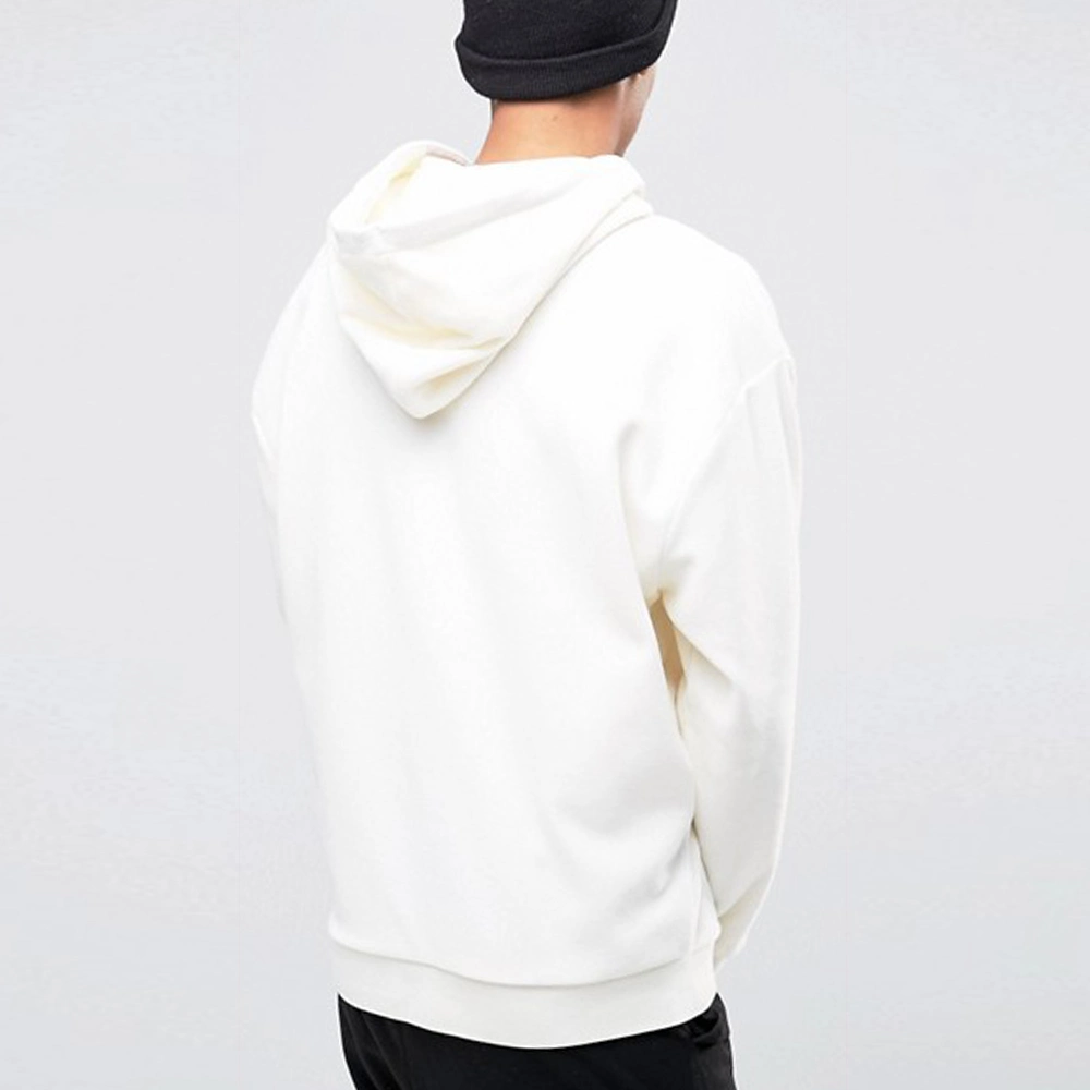 Pullover Oversized Fleece Hoodie with Ribbed Trims