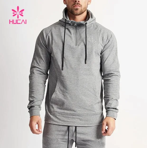 Men Fitness Hoodie Athletic Wear Gym Workout Sports Hoodie