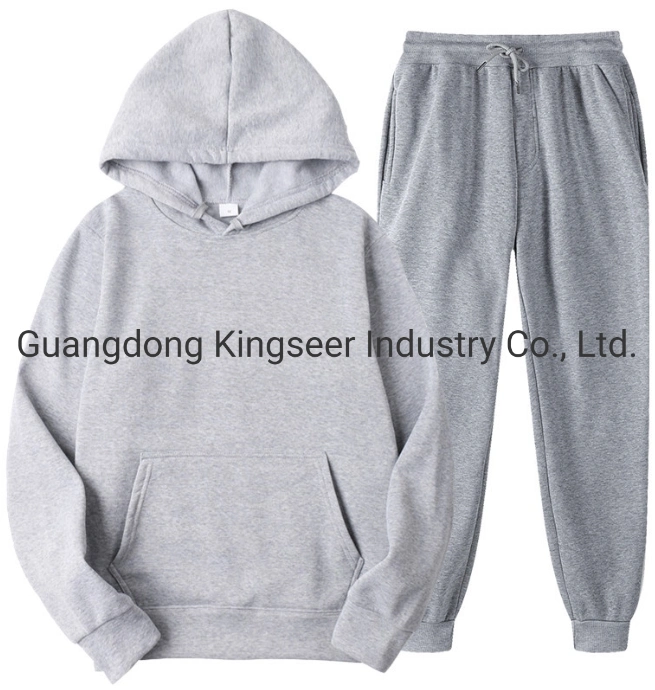 Wholesale Plain Embroidery Print Hoodies Women Sweat Suits Custom Jogging Suit Unisex Oversized Tracksuits