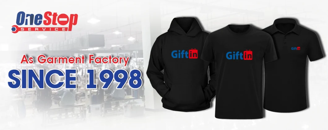 Giftin Custom Embroidery Logo Fleece Fashion Hoodie