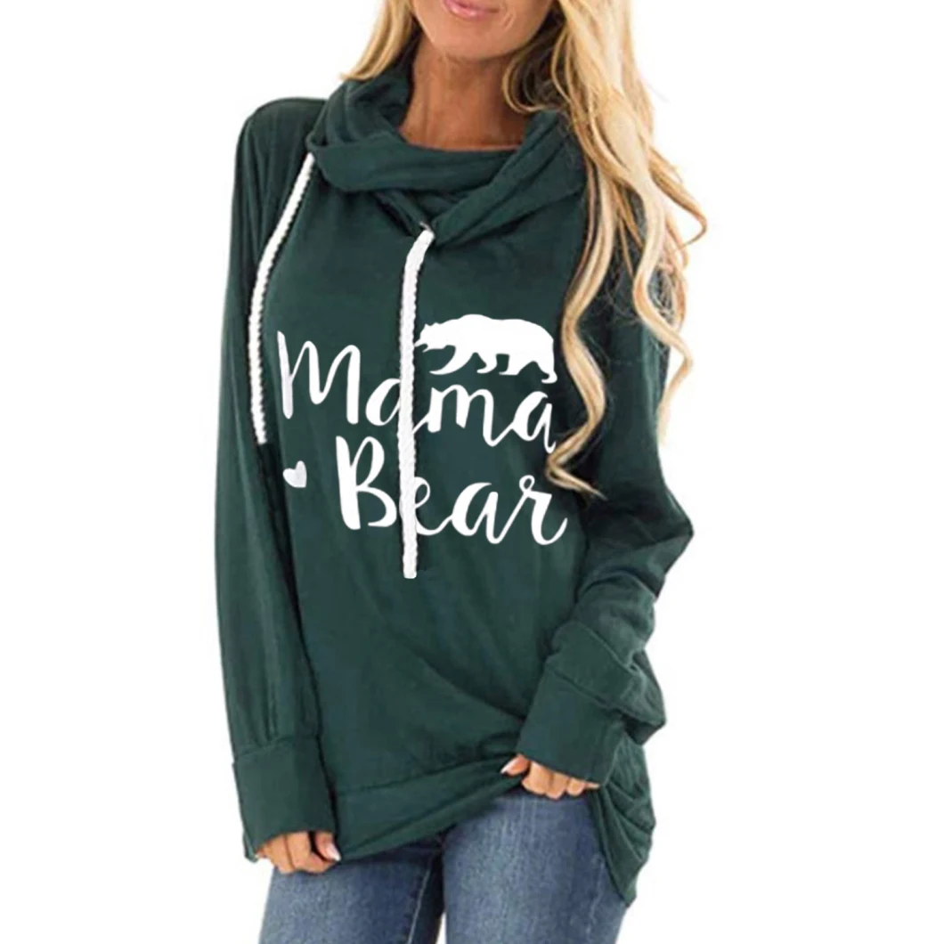 2020 Autumn Women Long Hoodies Printed Oversized Loose Jogger Hoodie Sweatshirts Ladies