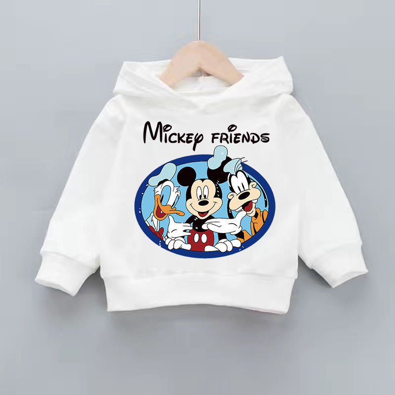 Toddler Baby Kid Boy Girl Fashion Cartoon Mickey Kids Hoodie Cute Baby Girl Casual Sweatshirt Girl Kids Sweatshirt