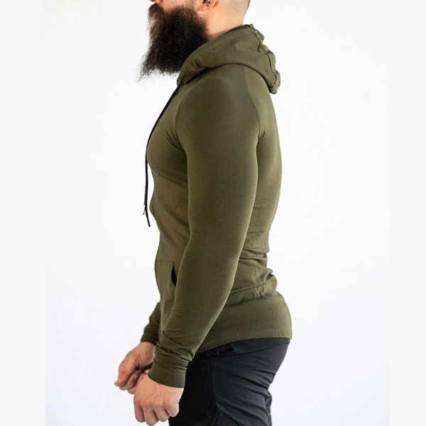 Wholesale Polyester Mens High Quality Plain Tracksuit Hoodies Gym