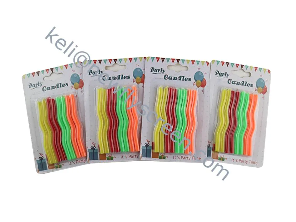 Flameless Spiral Birthday Cake Party Candles