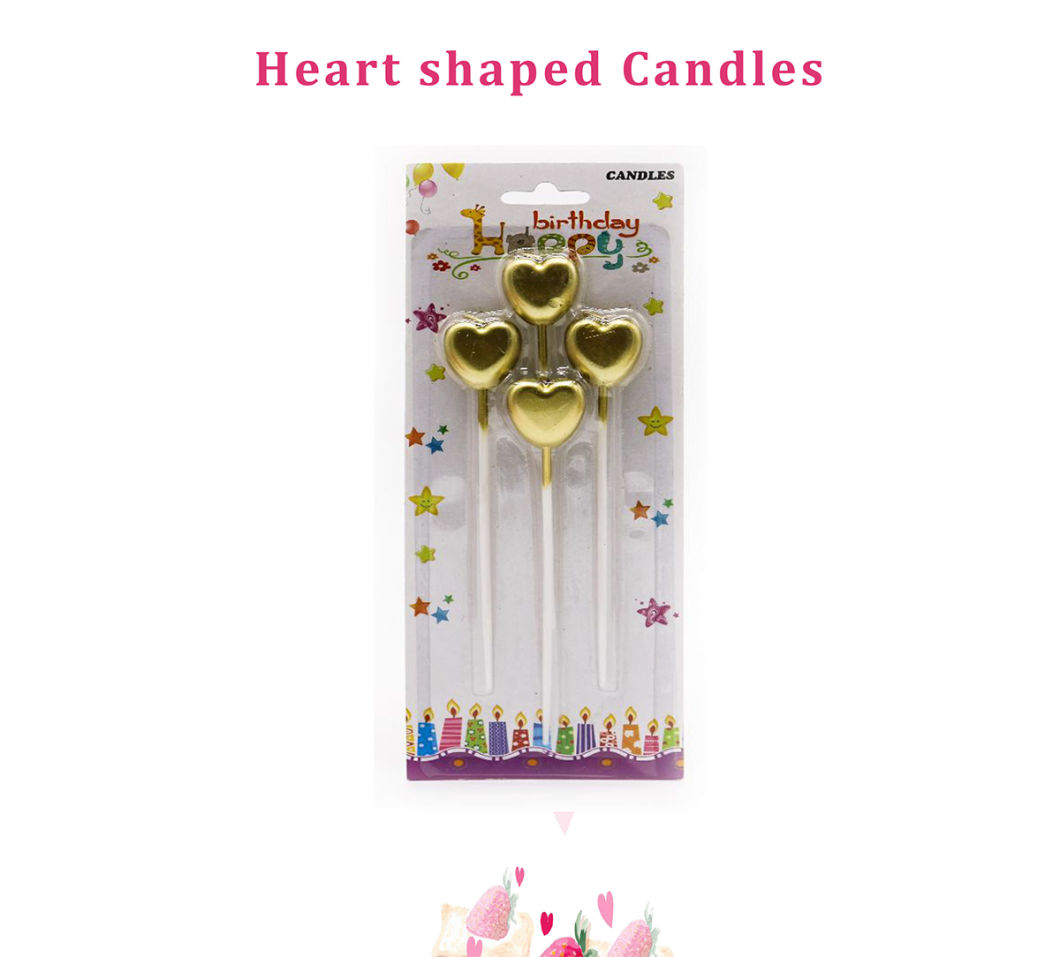 Happy Birthday Cake Toppers Golden Birthday Cake Candle for Party
